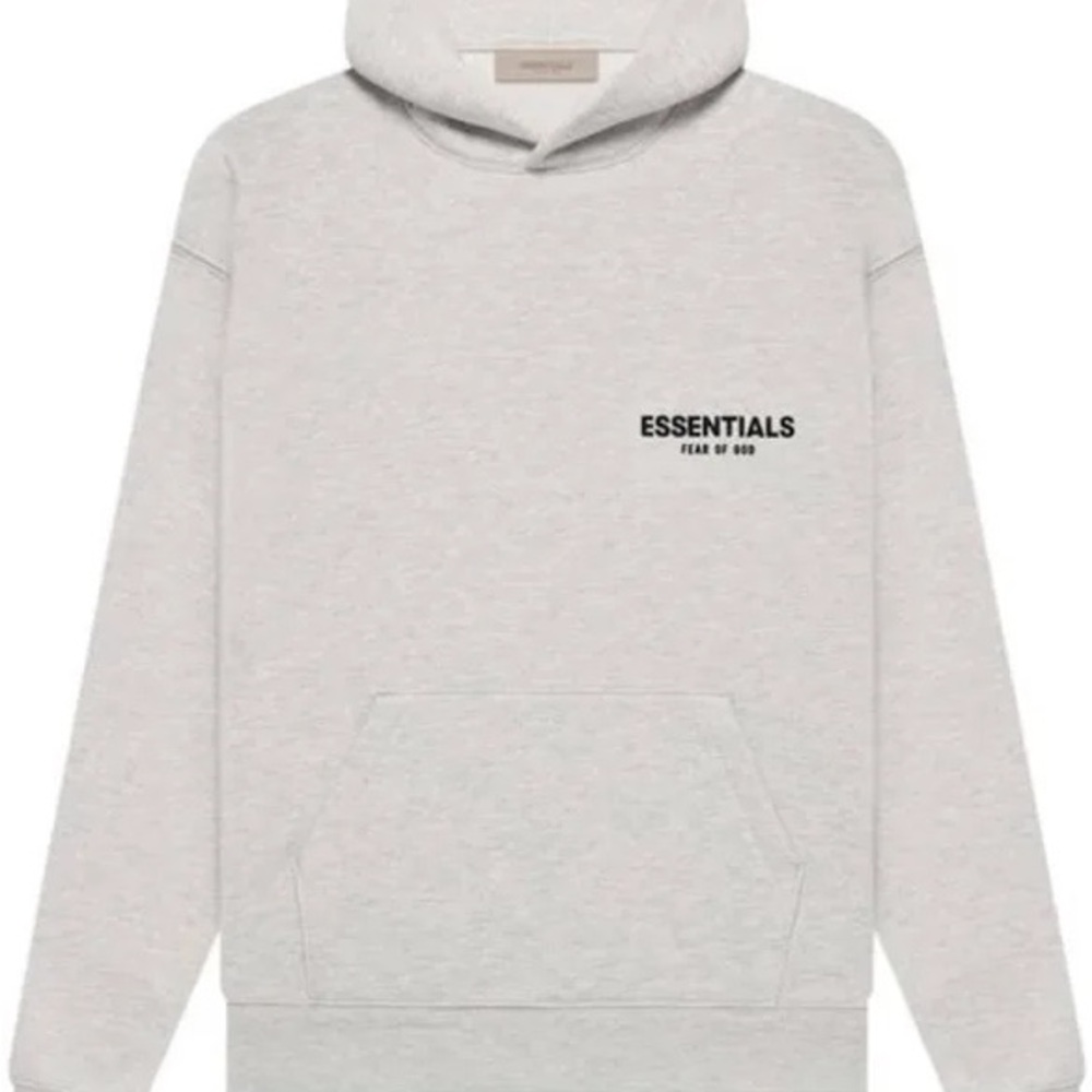 Essentials Light Gray Hoodie